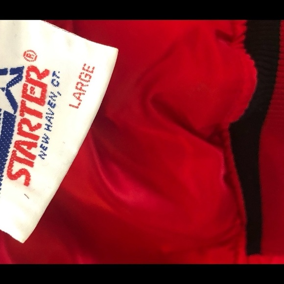 VINTAGE satin Starter jacket szM/L NBA LA Clippers varsity coat rare 90s 80s vtg - Picture 6 of 16